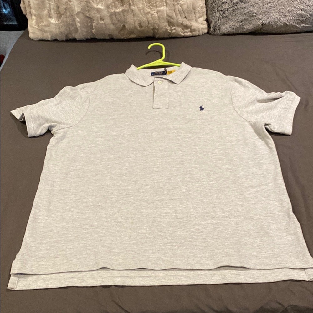 Polo by Ralph Lauren Classic Heather Grey Polo Shirt